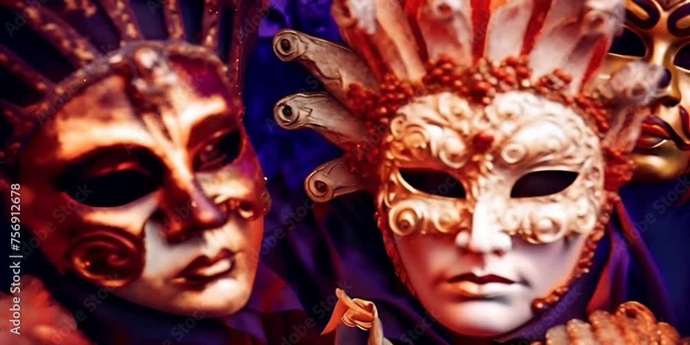 Italy Venice in masks carnival decorated traditional of picture up Close Italy Venice in masks carnival decorated traditional of picture up Close