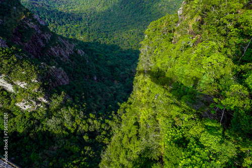 Nature of Langkawi island in Malaysia. Mountains and jungle photo