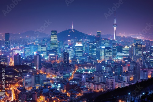 City skyline of Seoul © Boinah