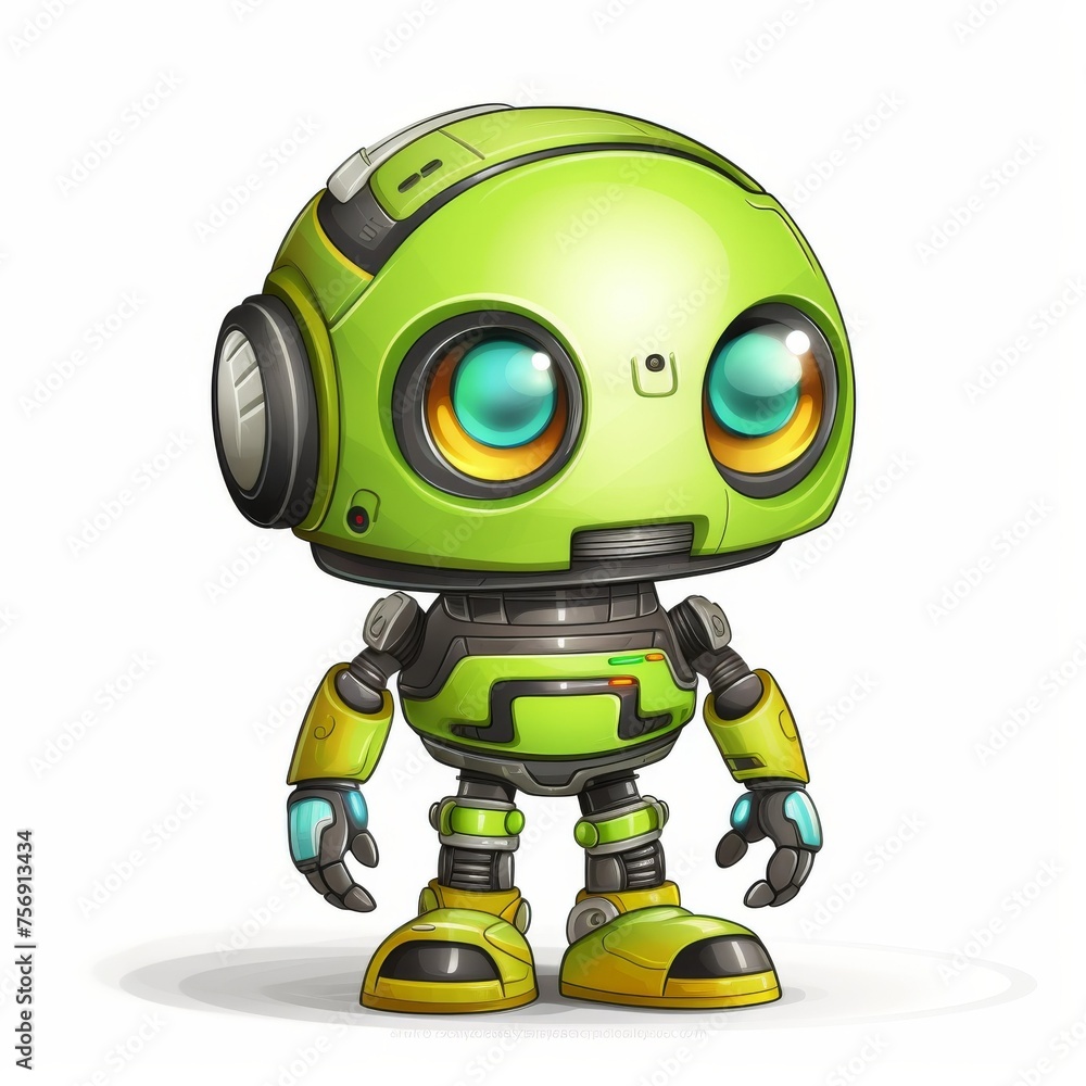 Game Character concept art isolated white background Game Character concept art isolated white background