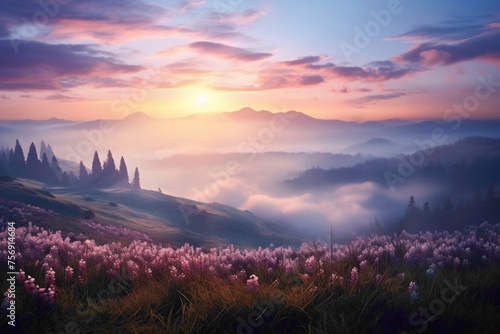 Step into the morning light  bathed in the serene glow of the dynamic sunrise gradient.