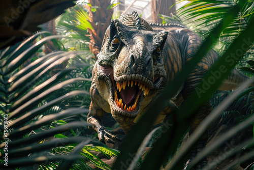 Wild Tyrannosaurus Rex in the jungle © Kien
