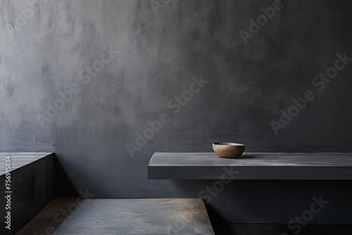 A minimalistic tabletop, its smoothness inviting touch. The photographer emphasizes simplicity and tactility