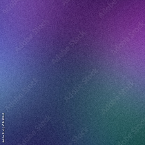Purple Blue and Green gradient background, Noise Texture. backdrop for header, banner, Poster Design. Vibrant Grunge Grainy Background. empty space, templet.