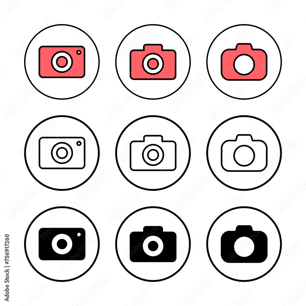 Camera icon vector illustration. photo camera sign and symbol. photography icon. Camera icon vector illustration. photo camera sign and symbol. photography icon.