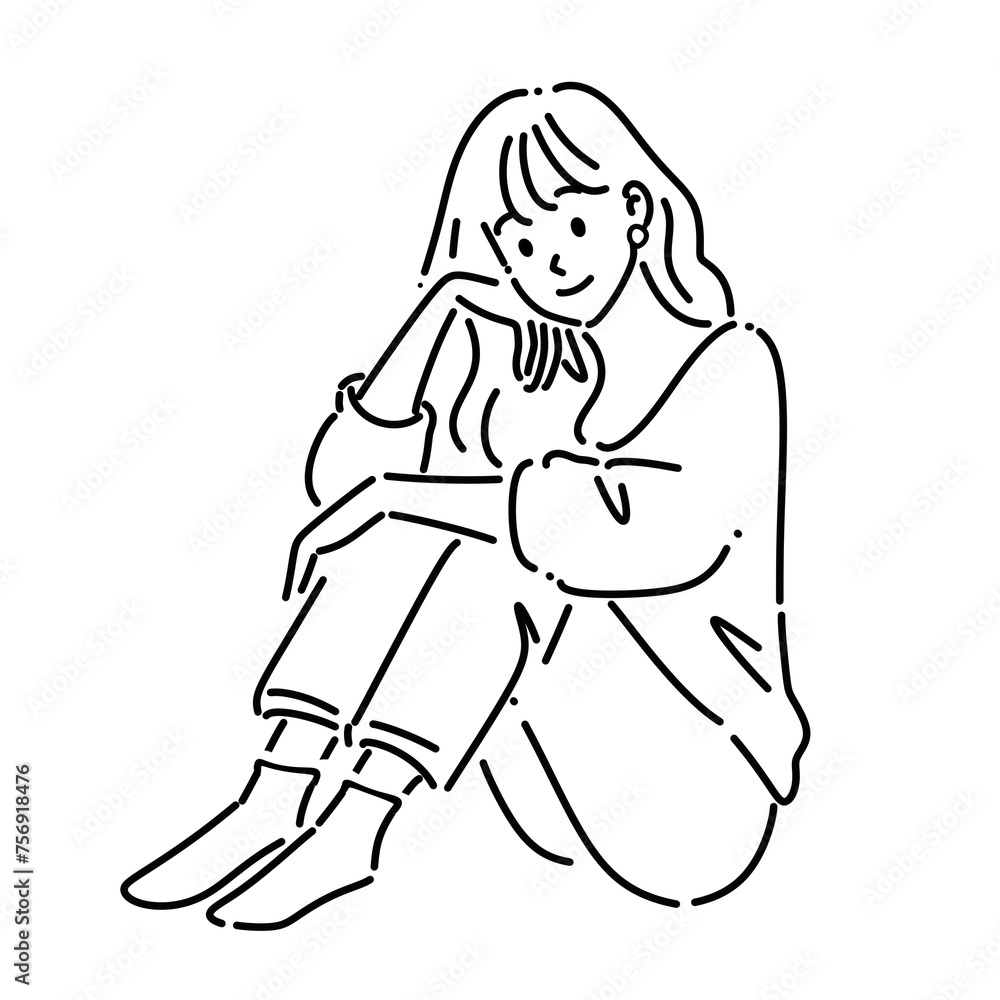 女性・女の子のイラスト素材 女性・女の子のイラスト素材