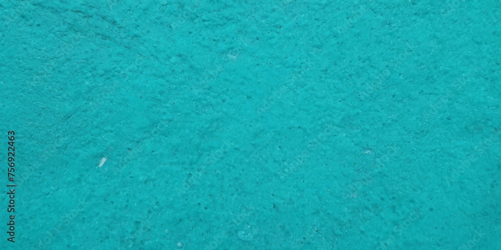 Abstract dark aquamarine turquoise concrete stone paper texture background banner