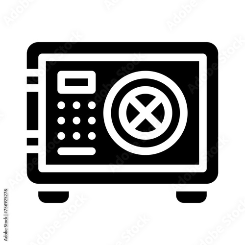 safebox glyph icon