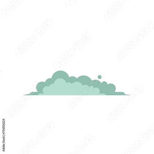flat cloud vector
