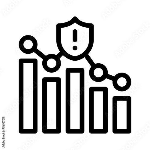statistic line icon