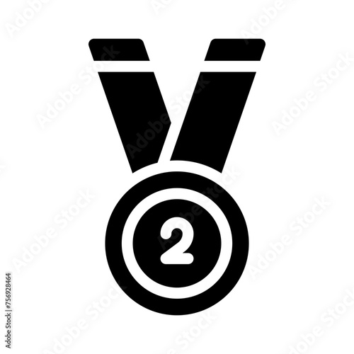 medal glyph icon