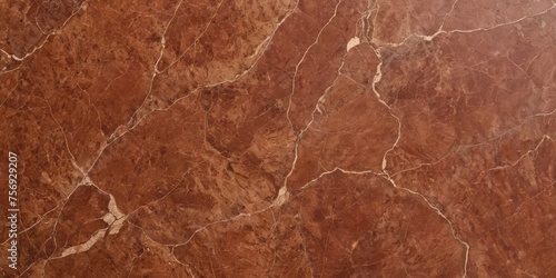 Brown marble stone texture with cracks. Abstract natural granite dark red rock background with copy space Grunge modern surface