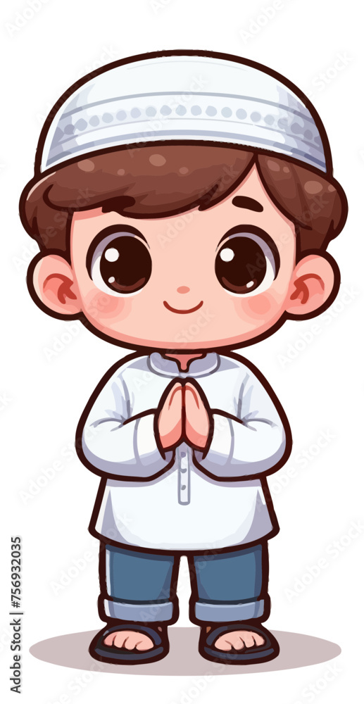 Ramadan Muslim Boy Greeting