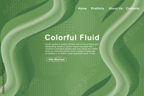 Trendy summer fluid gradient background, colorful abstract liquid 3d shapes. Futuristic design wallpaper for banner, poster, cover, flyer, presentation, advertising, landing page