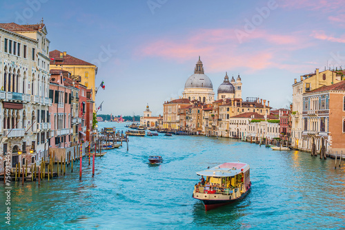 Romantic Venice. Cityscape of  old town and Grand Canal © f11photo