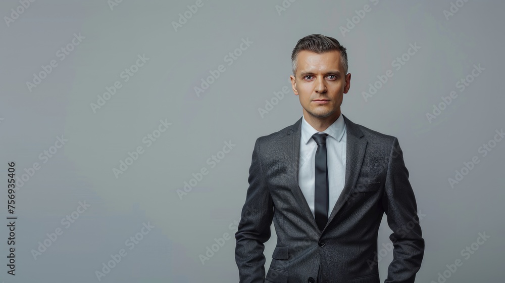 Stylish Businessman with Room for Text Stylish Businessman with Room for Text