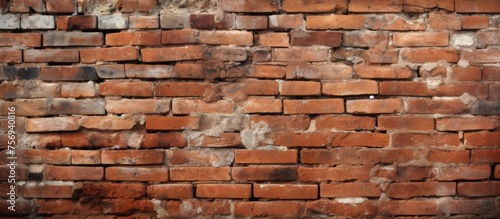 Brick wall texture for backgrounds.