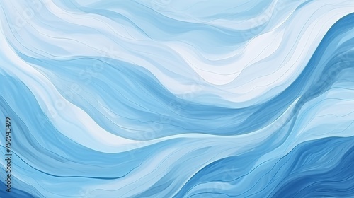 Abstract background featuring blue waves, offering a versatile design element suitable for prints, paintings, fashion, and more.
