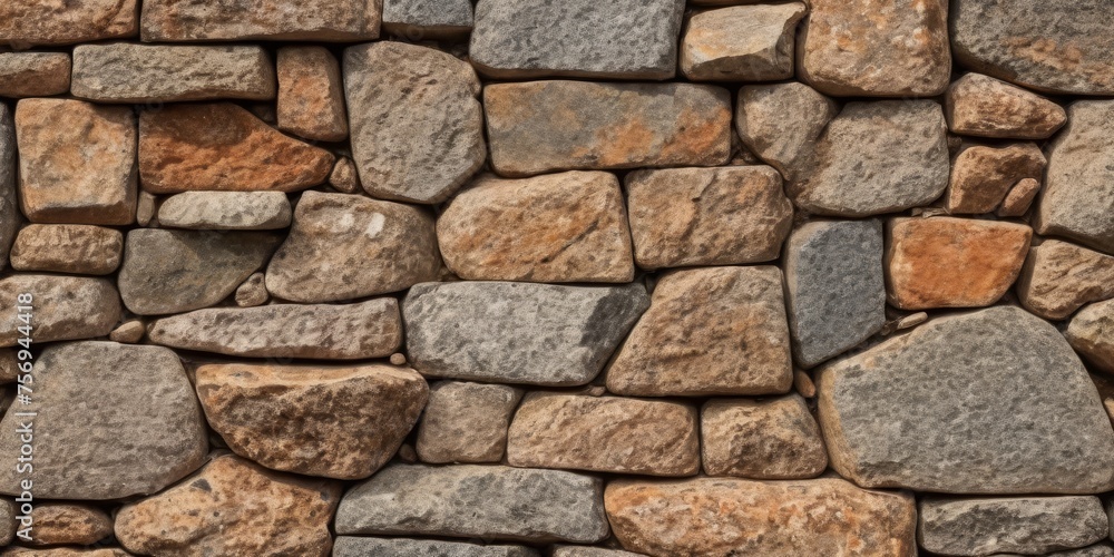 Natural stone granite wall. Seamless texture. Perfect tiled on all sides. Natural stone granite wall. Seamless texture. Perfect tiled on all sides.