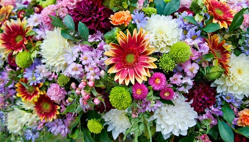 Vibrant Chrysanthemum Flower Wall: A Stunning Wedding Backdrop
