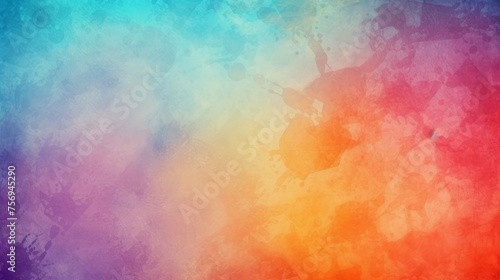 Abstract vibrant watercolor background canvas, colorful wallpaper, color visual concept varicolored grunge, tranquillizing