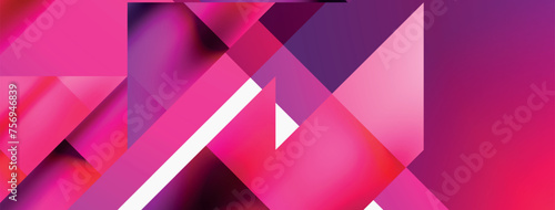 Captivating vector abstraction. Triangles interlock in mesmerizing dance, crafting dynamic geometric backdrop. Fusion of shapes and angles creates artful symphony of modern design