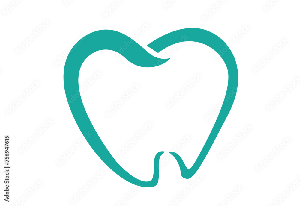 Symbol of Tooth concept. Editable Clip Art. Symbol of Tooth concept. Editable Clip Art.