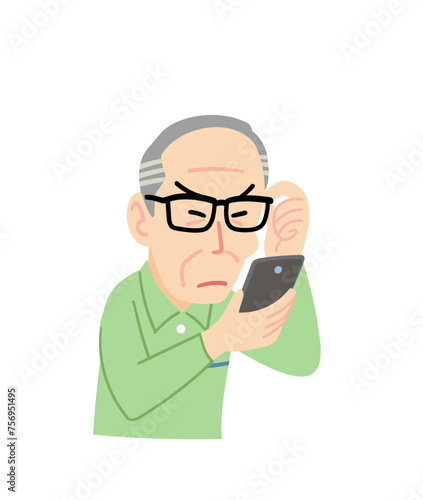 年配の男性