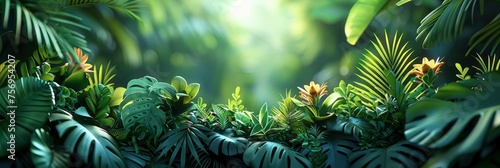 Abstract Background Gradient Tropical Green  Background Image  Background For Banner  HD