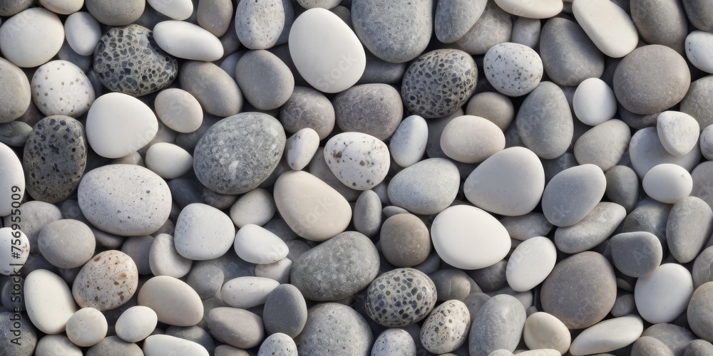 repeatable texture of white and gray pebbles repeatable texture of white and gray pebbles