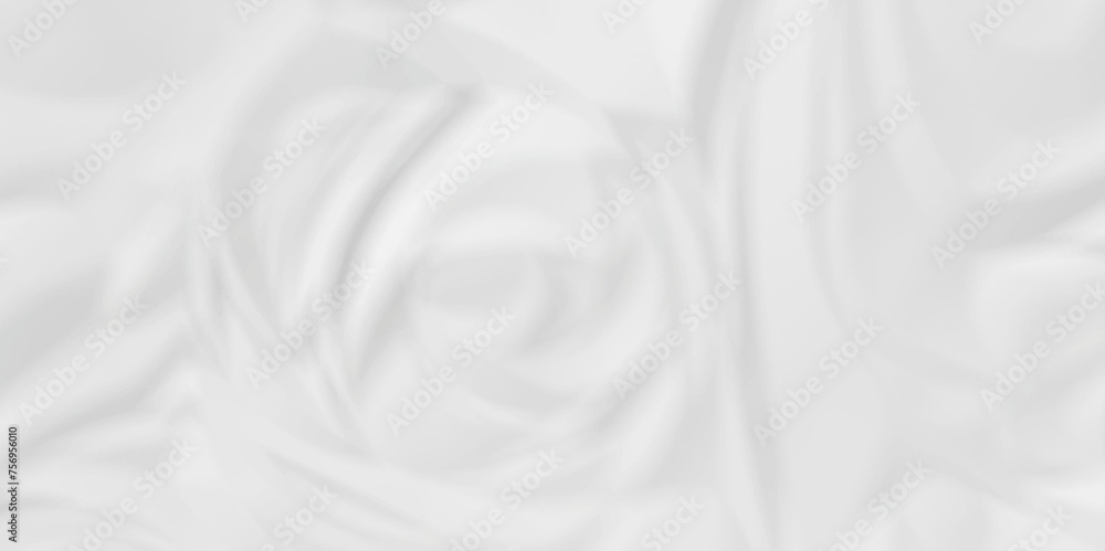 Obraz premium White crumpled paper background texture pattern overlay. wrinkled high resolution arts craft and Seamless white crumpled paper. 