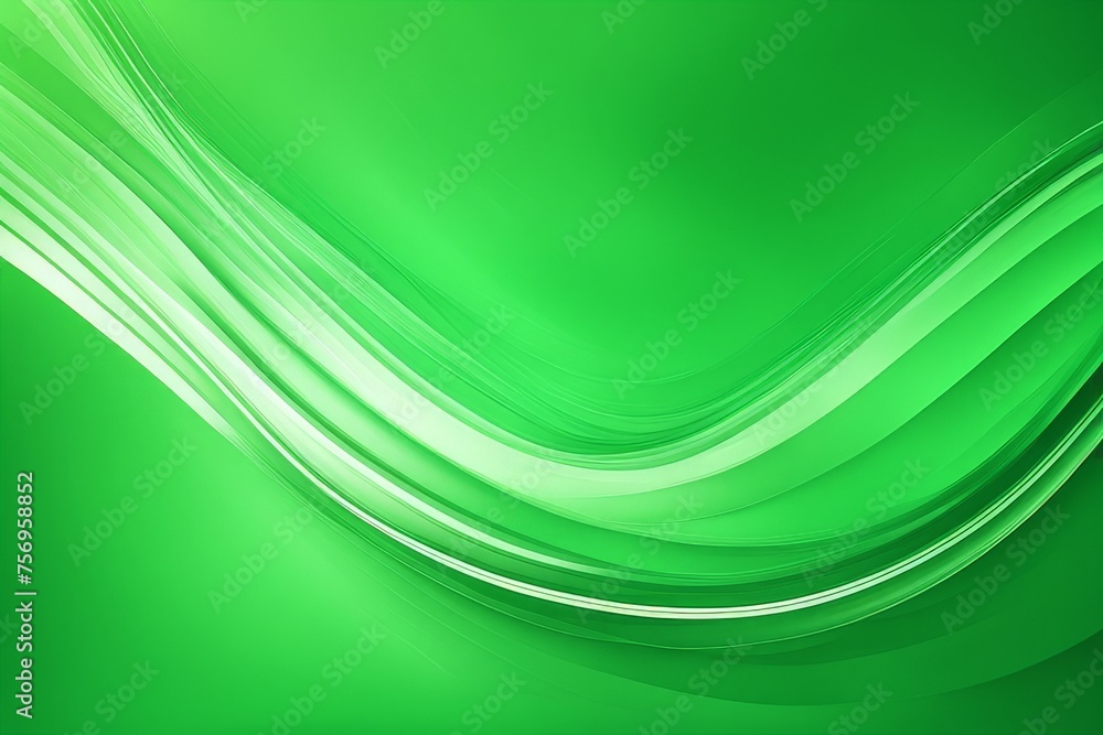 Fototapeta premium modern green business flowing wave background