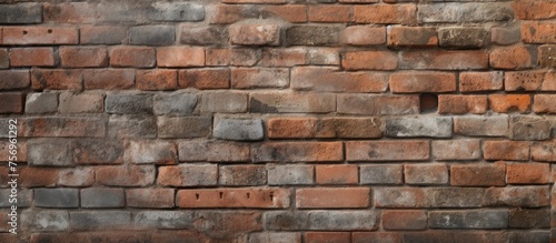 Textured brick wall. Background made of concrete.