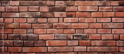 Red brick wall for texture and background.