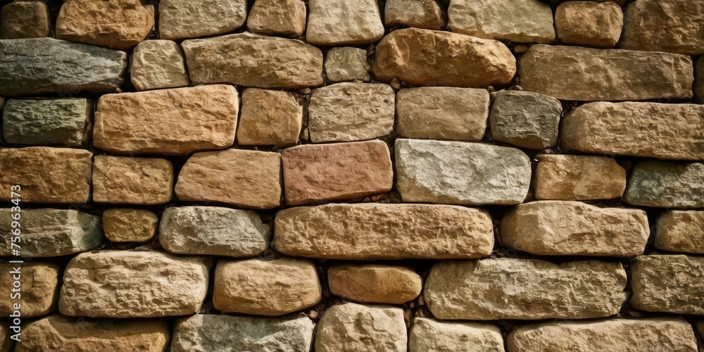 Obraz premium brick stone wall background
