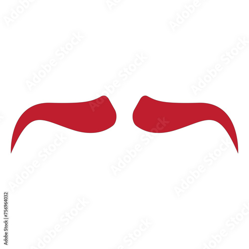 devil horns logo and vector template