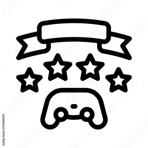 achievement line icon