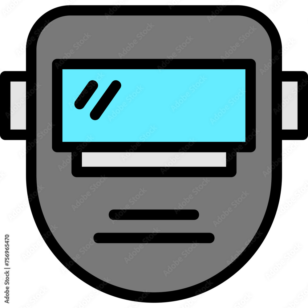 Welding Mask Icon Welding Mask Icon