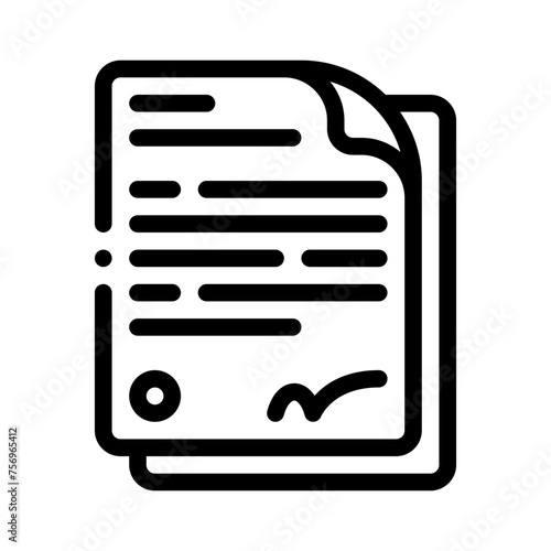 contract line icon