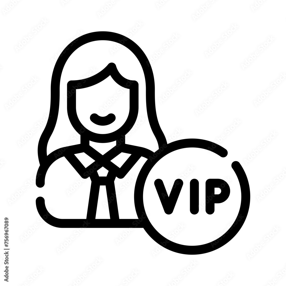 vip line icon vip line icon