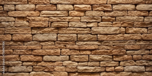 Stripe stone wall pattern  seamless texture.