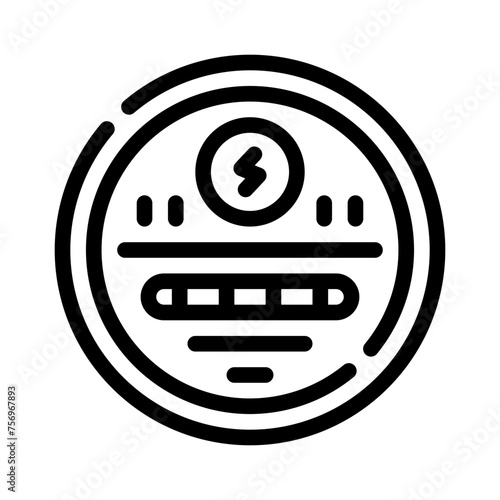 electric meter line icon