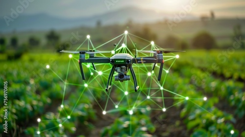 Advancements in Artificial Intelligence and Machine Learning are transforming to agriculture farming photo