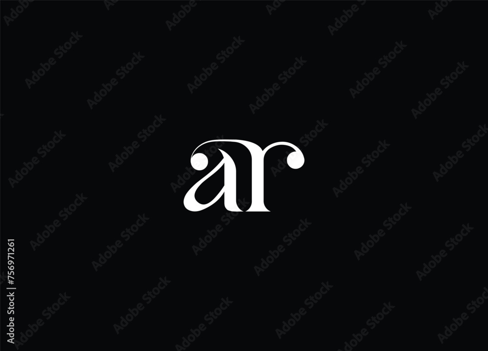Letter AR logo icon design and creative logo Letter AR logo icon design and creative logo