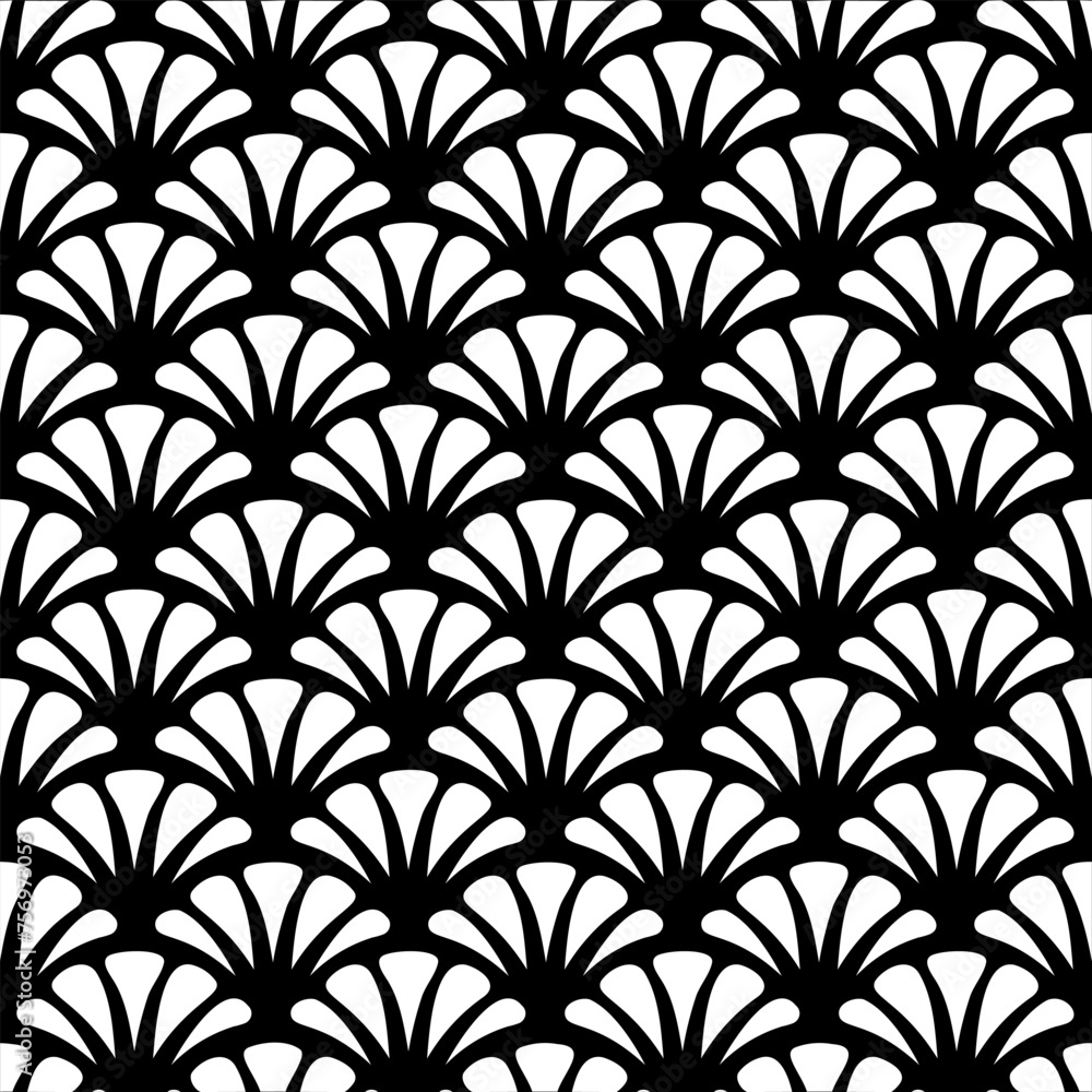 Vector seamless decorative geometric shapes pattern background Vector seamless decorative geometric shapes pattern background