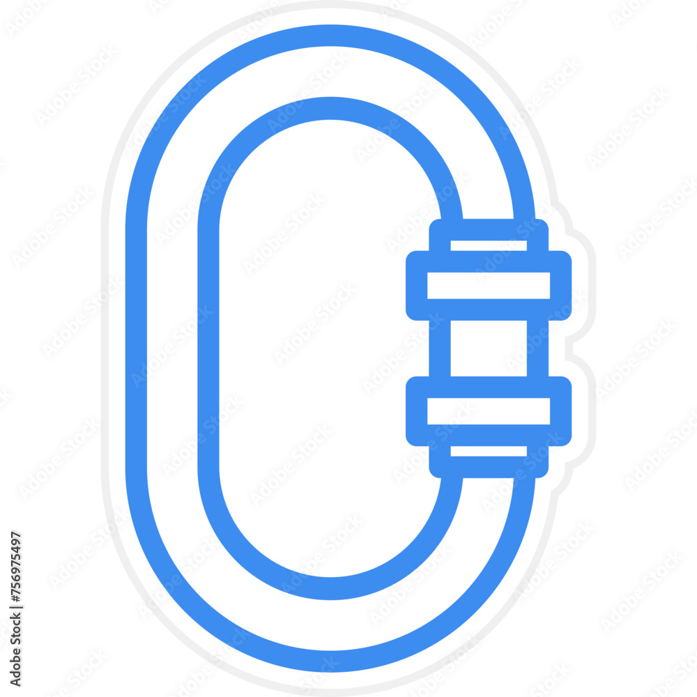 Carabiner Icon Style Carabiner Icon Style