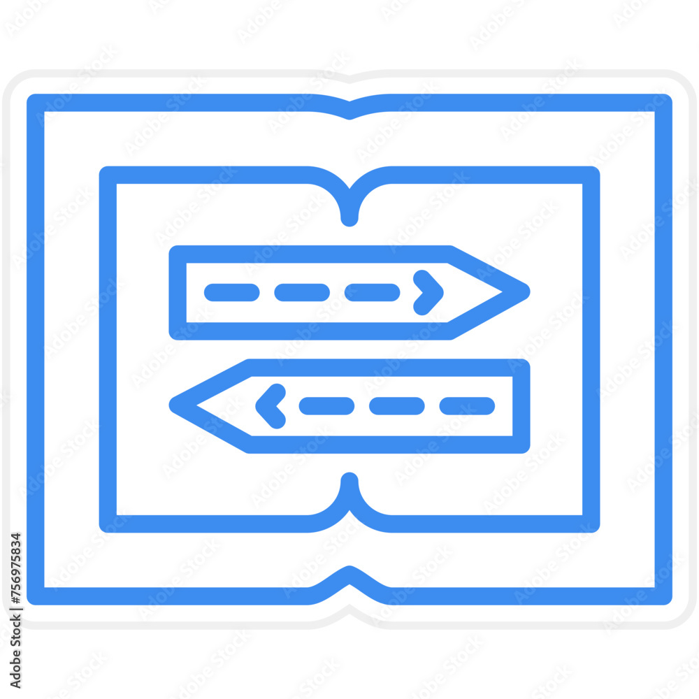 Guide Sign Icon Style Guide Sign Icon Style