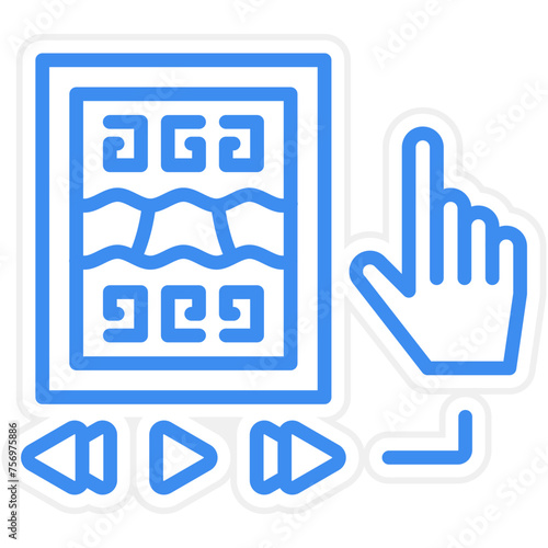 Interactive Exhibit Icon Style
