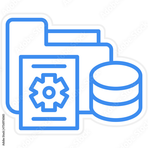 Data Processor Icon Style