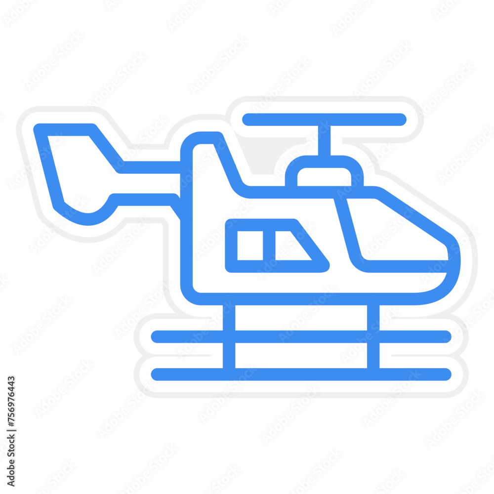 Helicopter Icon Style Helicopter Icon Style